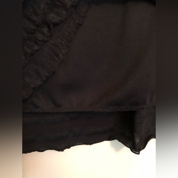 NEW Lavish Black Ruffled Skirt L Made in the U.S.A. - Picture 8 of 8